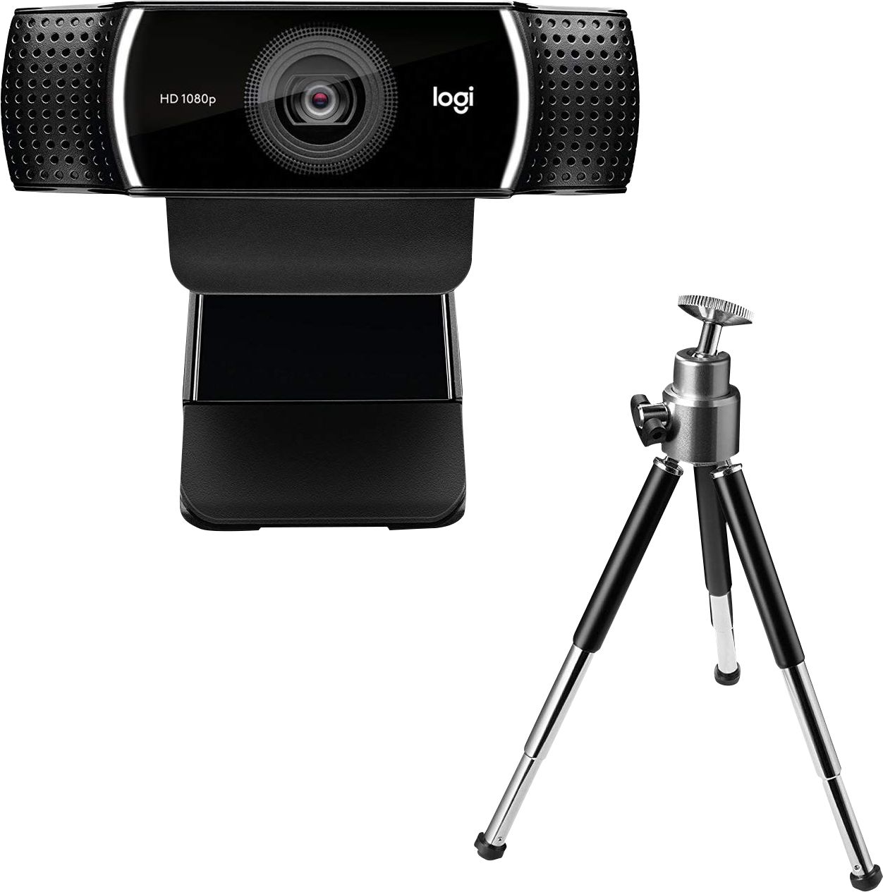 tilskuer utilsigtet hændelse afgår Logitech C922 Pro Stream 1080 Webcam for HD Video Streaming Black  960-001087 - Best Buy