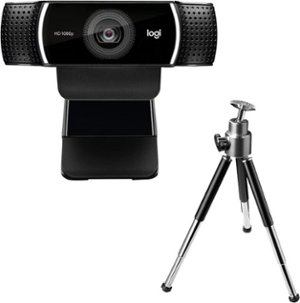 Logitech - C922 Pro Stream 1080 Video Conferencing, Streaming and Gaming Webcam - Black