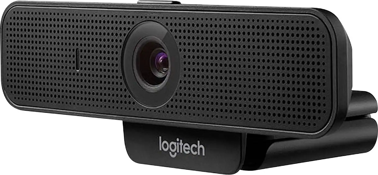 Front. Logitech - C925e Full HD 1080p Business Webcam - Black.