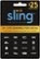 Front Zoom. Sling TV - $25 Gift Card.