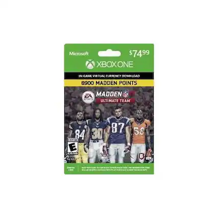 Front. Electronic Arts - Madden NFL 17 Ultimate Team 8900 Points - Xbox One.