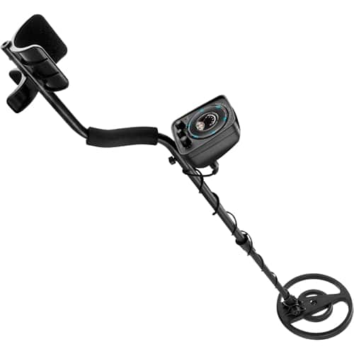 Angle. Barska - Pro-200 Metal Detector Field Kit with LED Indicator, Headphone, Shovel, and Soft Case - Black.