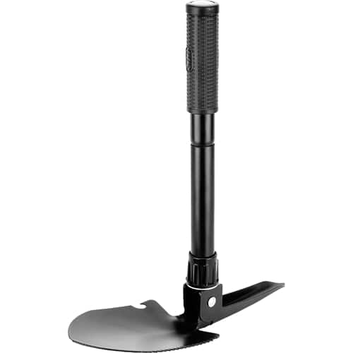 Alt View 13. Barska - Pro-200 Metal Detector Field Kit with LED Indicator, Headphone, Shovel, and Soft Case - Black.