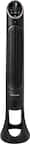 Front. Honeywell - QuietSet Oscillating Whole Room Tower Fan, HYF290B - Black.