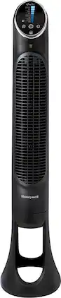 Honeywell - QuietSet Oscillating Whole Room Tower Fan HYF290B - Black