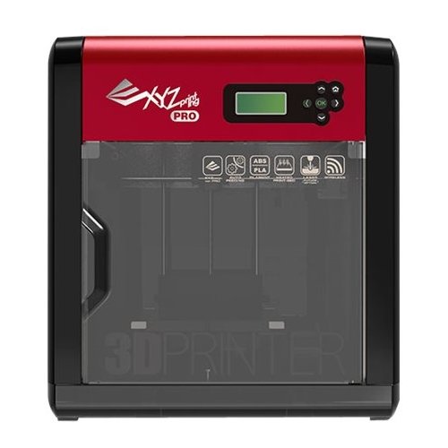 [Open Filament] XYZprinting da Vinci 1.0 Pro. 3 in 1 Wireless 3D Printer/ 3D Scanner/ Upgradable Laser Engraver – Gray/Red