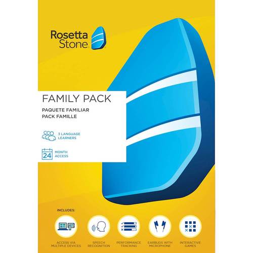 Rosetta Stone Family _ Rosetta Stone Family Pack (3-User) (2-Year ...