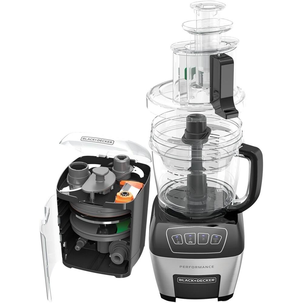 Best Buy Black & Decker 3Speed Food Processor Black/stainless steel