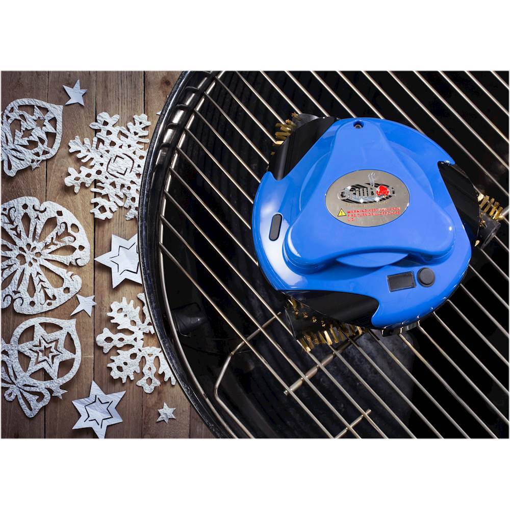 Grillbot Automatic Grill Cleaning Robot (Blue) - RobotShop