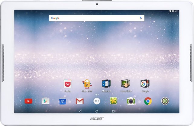 Acer - ICONIA ONE 10 - 10.1" - Tablet - 32GB - White - Front Zoom