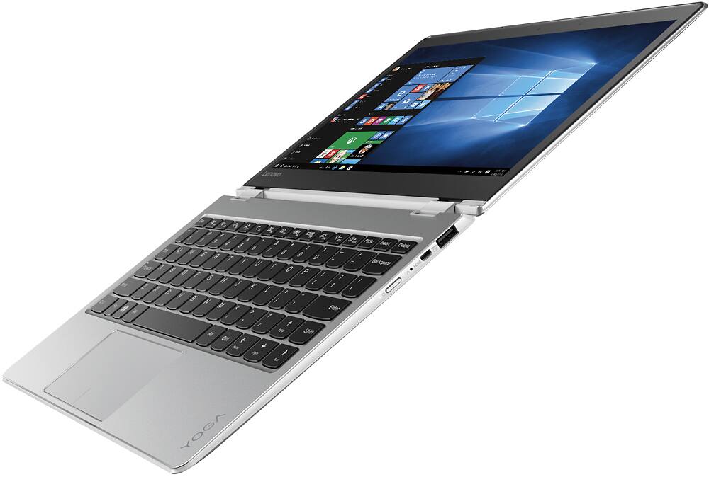 Alt View 19. Lenovo - Yoga 710 2-in-1 11.6" Touch-Screen Laptop - Intel Core i5 - 8GB Memory - 128GB Solid State Drive - Silver.