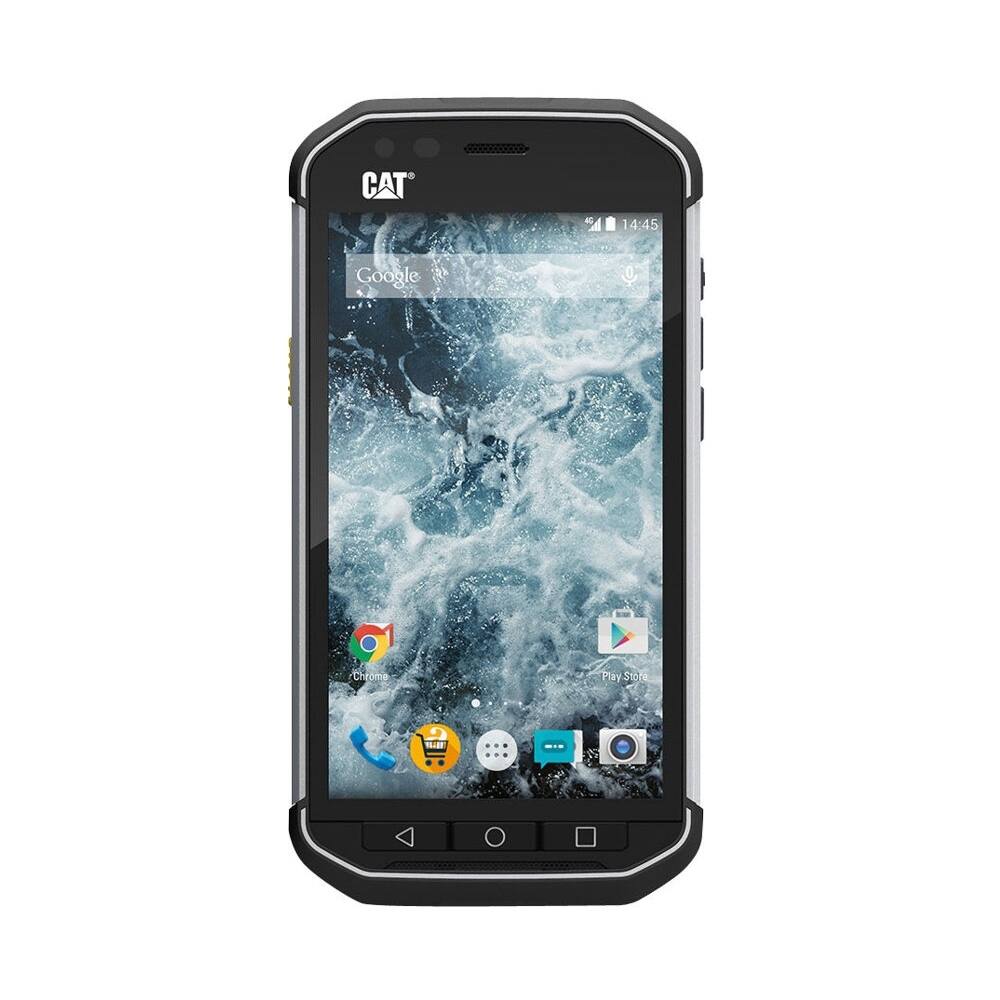 Front. CAT - S40 4G LTE with 16GB Memory Cell Phone (Unlocked) - Black.