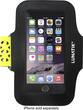LUNATIK - AIRBAND Armband Case for Apple® iPhone® 7 - Yellow/Gray - Larger Front