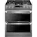 Front. LG - SIGNATURE 7.3 Cu. Ft. Smart Slide-In Double Oven Dual Fuel True Convection Range with EasyClean and Power Burner - Textured Steel.