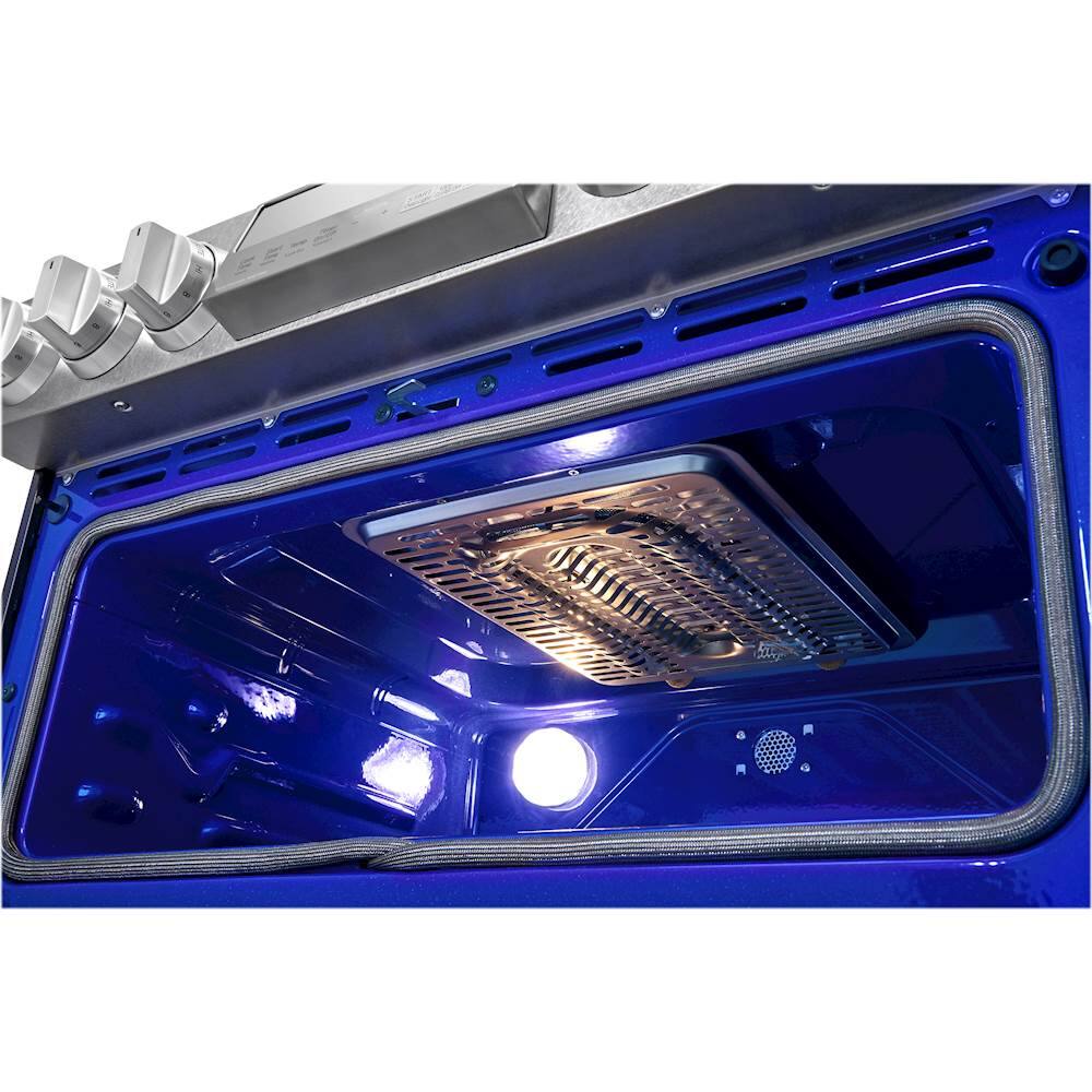 Alt View 15. LG - SIGNATURE 7.3 Cu. Ft. Smart Slide-In Double Oven Dual Fuel True Convection Range with EasyClean and Power Burner - Textured Steel.