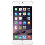 Front. Apple - Pre-Owned (Excellent) iPhone 6 Plus 4G LTE with 128GB Memory Cell Phone (Unlocked) - Gold.
