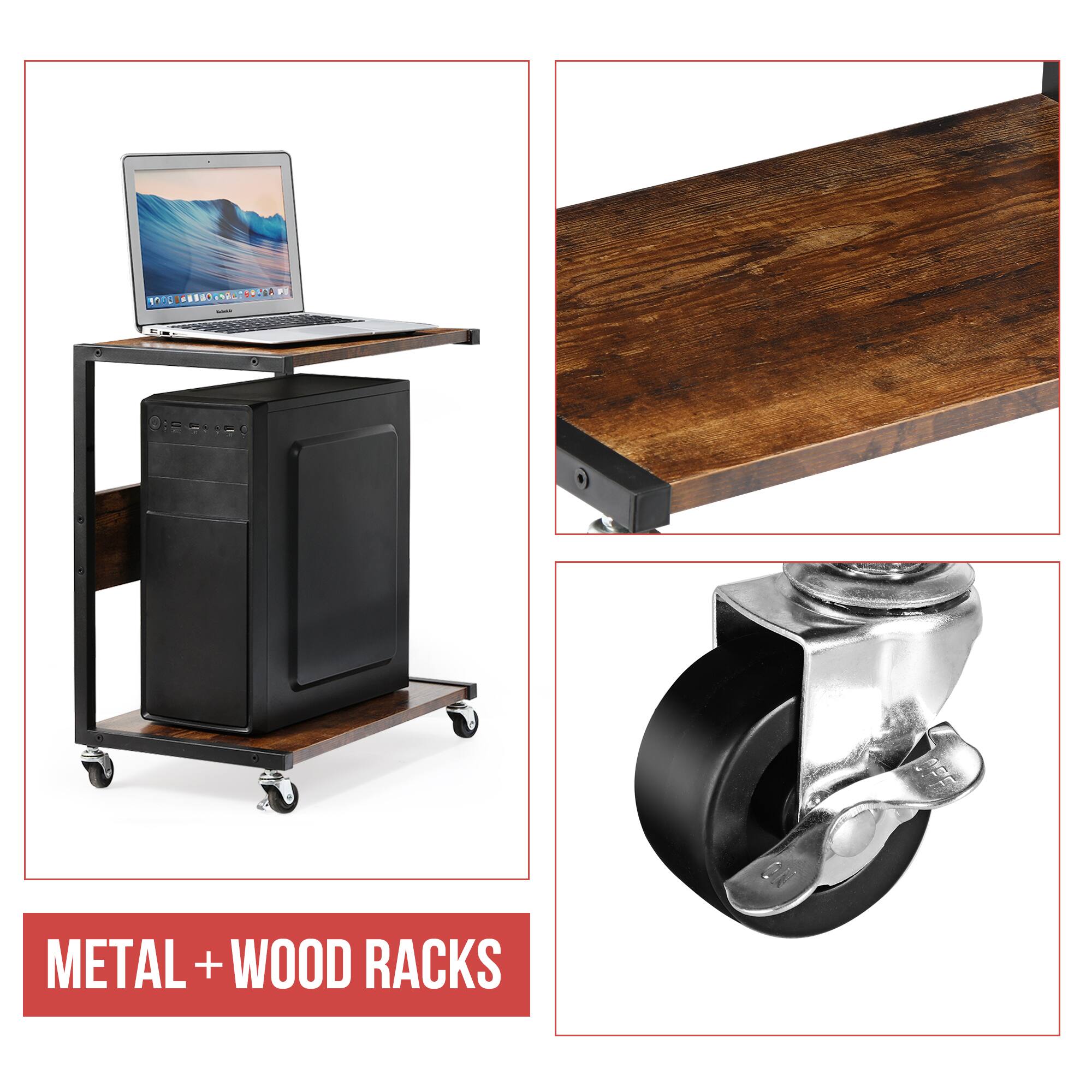 METAL + WOOD RACKS