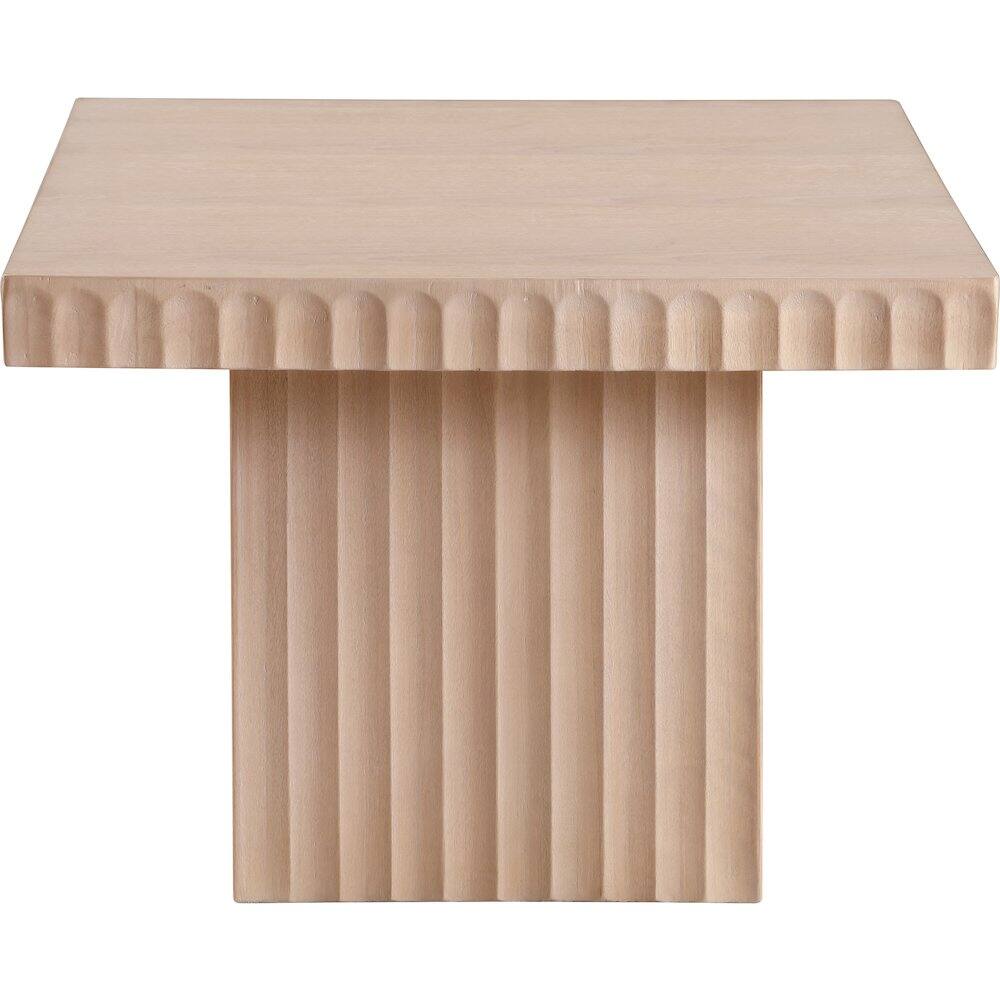Alt View 3. Meridian Furniture - Spencer Natural Oak Veneer Coffee Table - Brown.