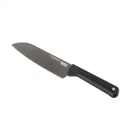 Kuhn Rikon - ICED Santoku Knife 6.3-Inch, Ice Hardened German Stainless Blade - Black