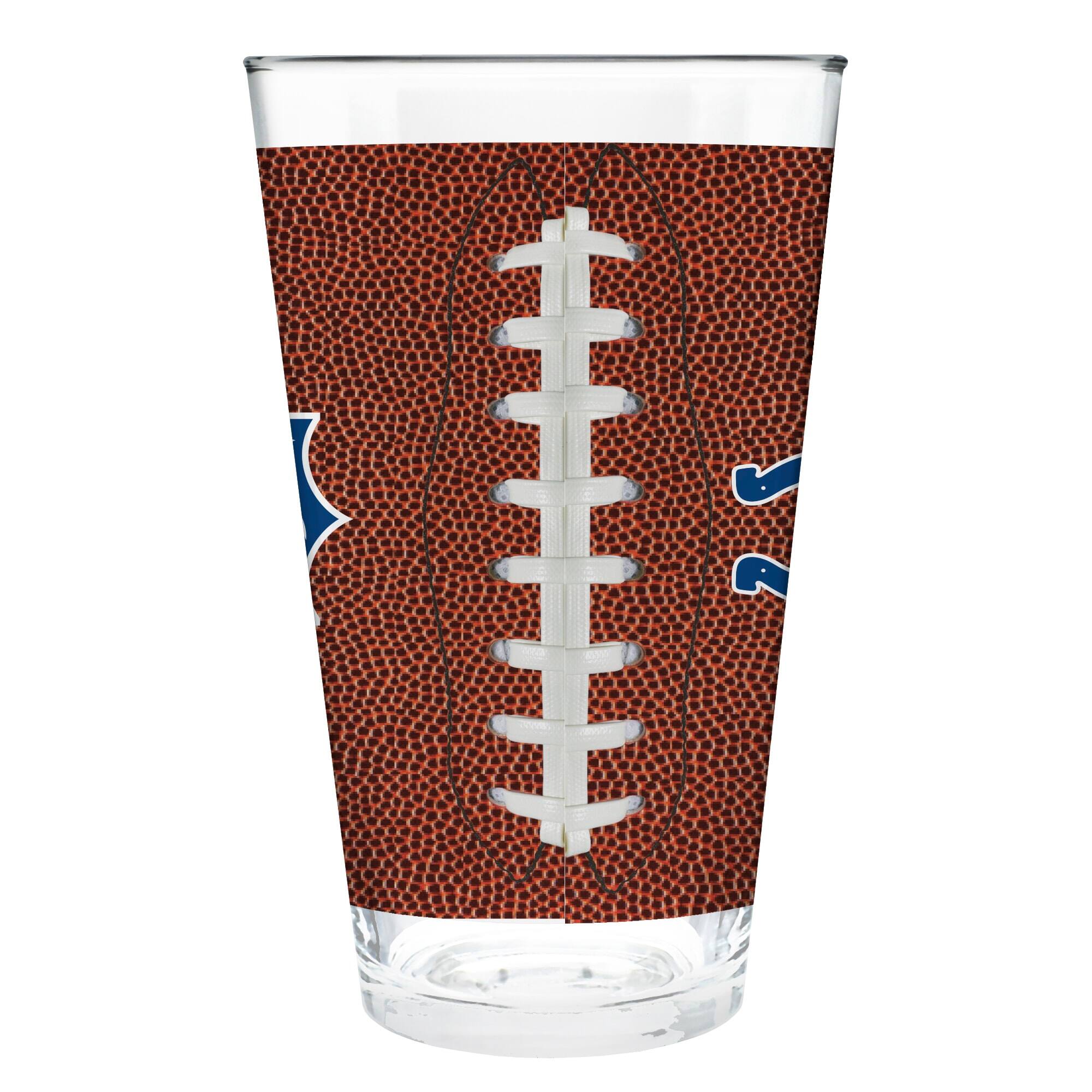 Alt View 2. Great American Products - Indianapolis Colts 16oz. Game Ball Pint Glass - Brown.