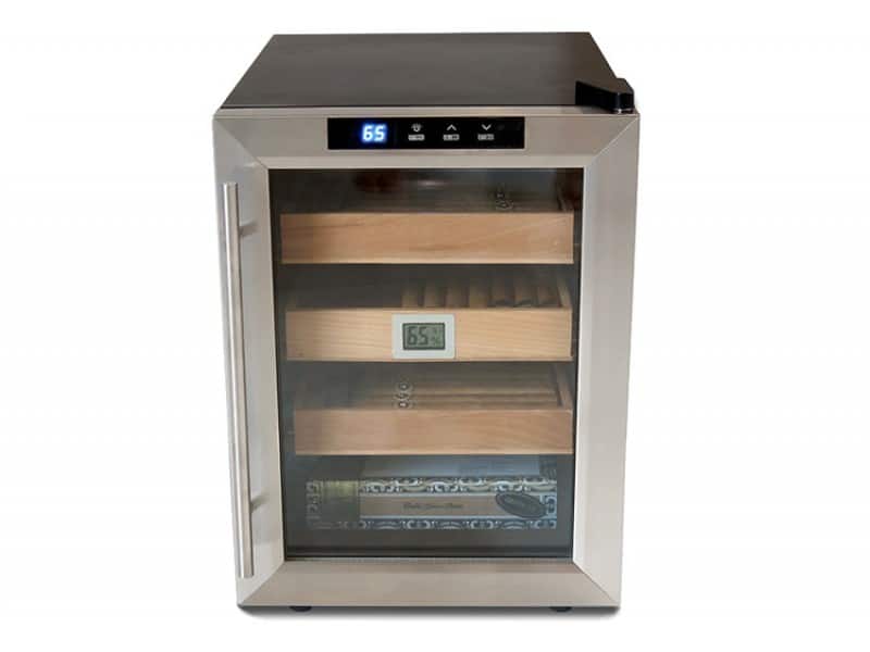 Prestige - Clevelander Cigar Cooler Humidor - Stainless Steel