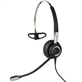 Jabra - BIZ 2400 II QD Mono 3-1 Headset, UNC - Red