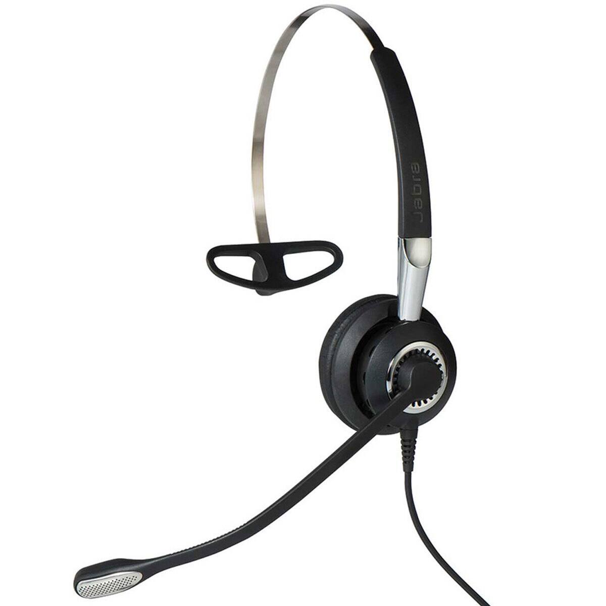 Front. Jabra - Jabra BIZ 2400 II QD Mono 3-1 Headset, UNC - Red.