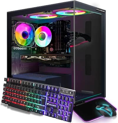 STGAubron Gaming Desktop PC, Radeon RX580 16G Graphics, Intel Core STGAubron Gaming Desktop PC, Radeon RX580 16G Graphics, Intel Core