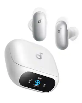 Anker - Soundcore Liberty 5 Pro Noise Cancelling Earbuds with Guinness World Records-Certified Call Quality - Pearl White