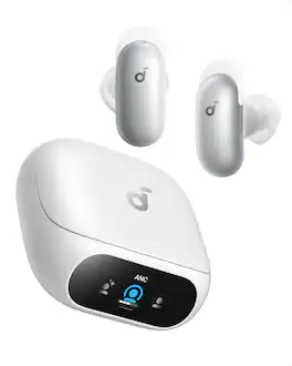 Anker soundcore Liberty 5 Pro, ANKER Thus™ AI Chip, Whisper-Clear Calls, Noise Cancelling Earbuds, Wireless Earbuds - Pearl White