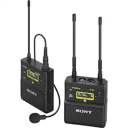 Sony - UWP-D, 1 Wireless Microphone System, Black, One Size (UWP-D21/25) - Black
