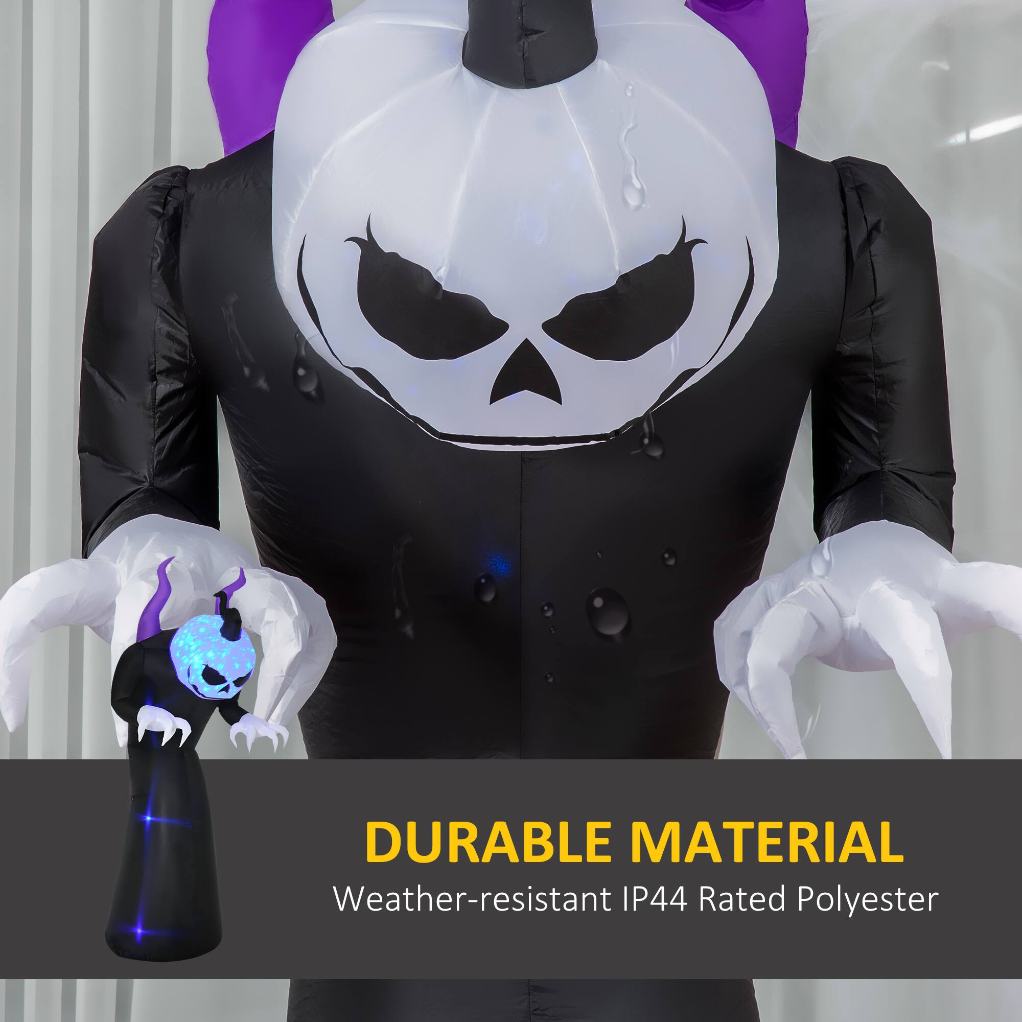 DURABLE MATERIAL  
Weather-resistant IP44 Rated Polyester