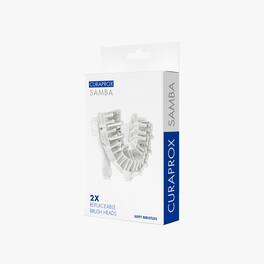Curaprox - Samba Brush Heads, 2 pcs - White