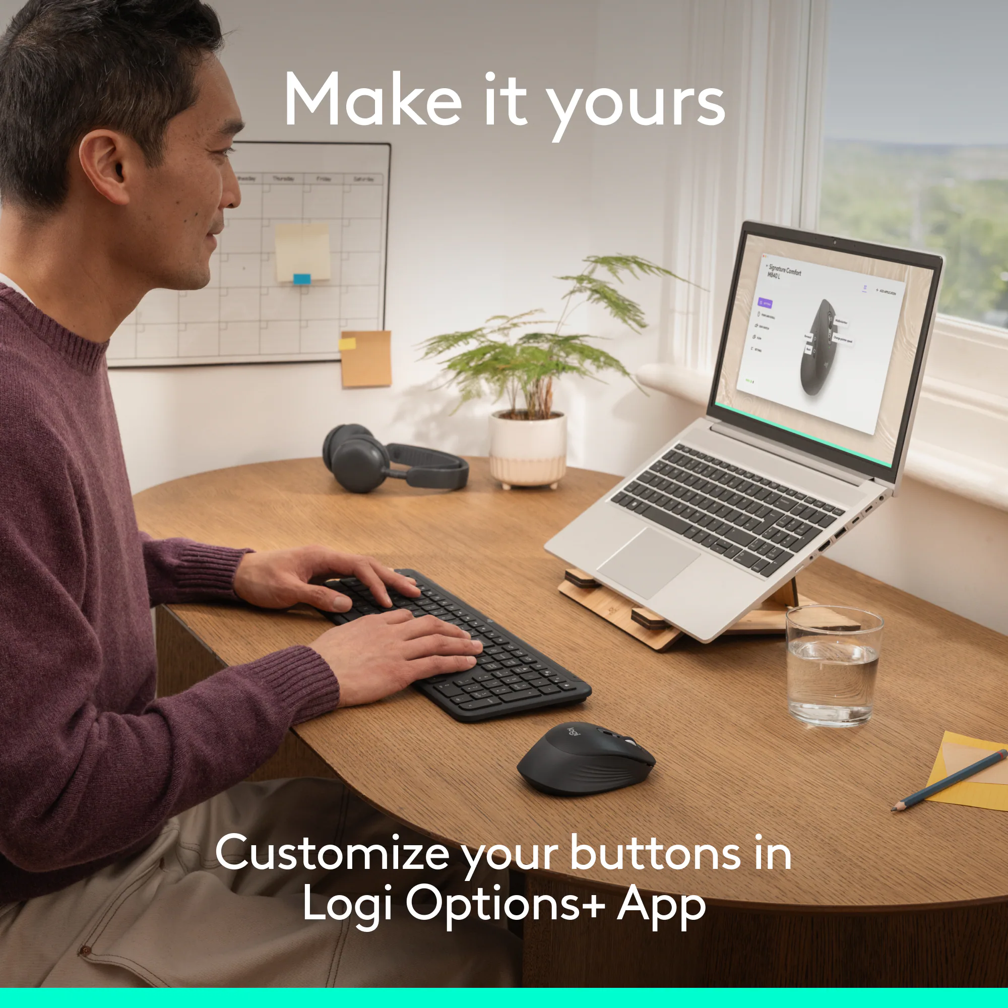 Make it yours

Customize your buttons in Logi Options+ App