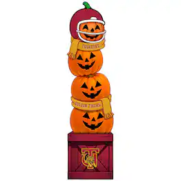 Fan Creations - Tuskegee Golden Tigers 31" Stacked Pumpkin Leaner - Multicolor
