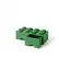 Angle. Room Copenhagen - LEGO Storage Brick Drawer 8 - Dark Green.