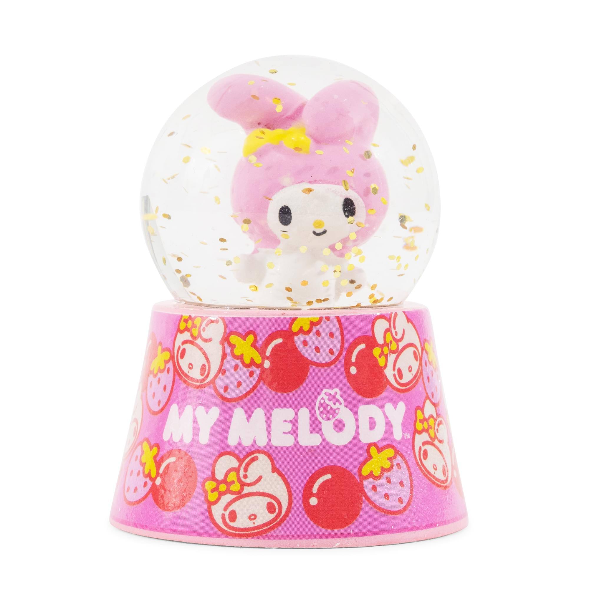 Silver Buffalo - Sanrio My Melody Mini Light-Up Snow Globe | 3 Inches Tall - Pink