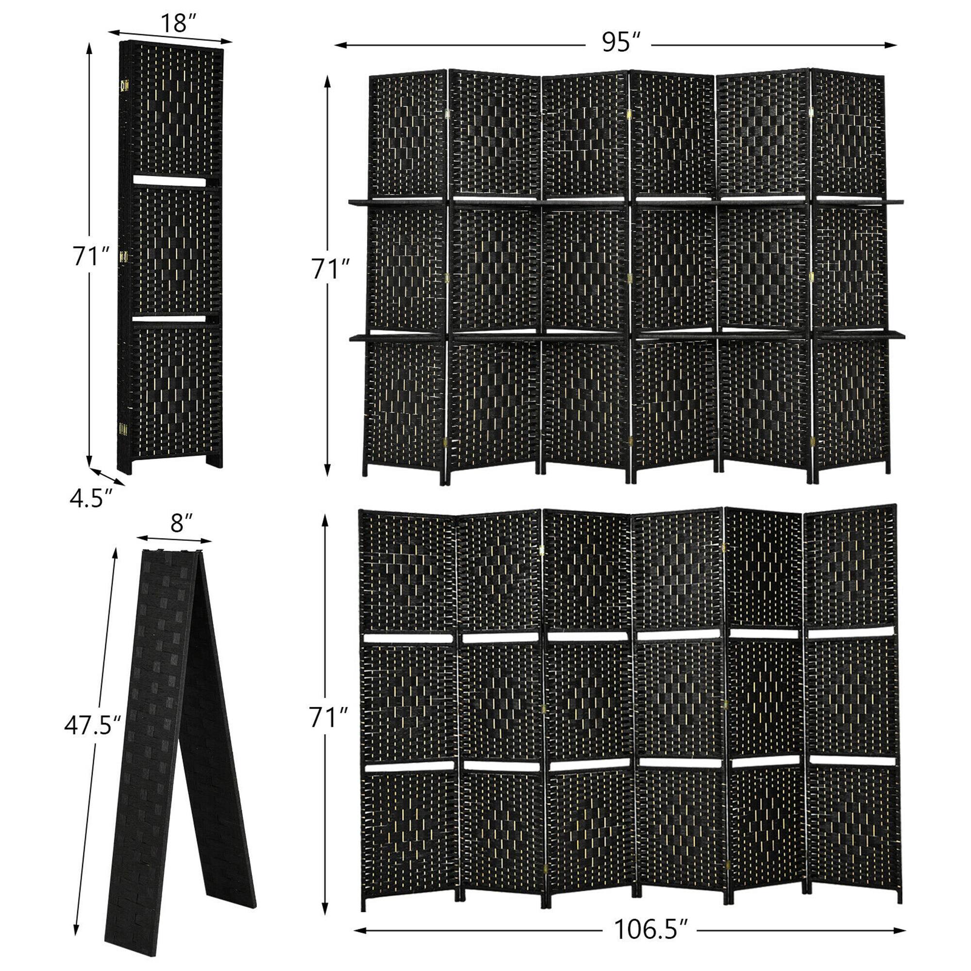 18"  
95"  
71"  
71"  
4.5"  
8"  
47.5"  
71"  
106.5"