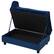 Alt View 5. Pawhut - Luxury Dog Couch with Hidden Storage, Small Dog Sofa Bed with 2" Soft Foam, Puppies & Little Breeds - Blue.