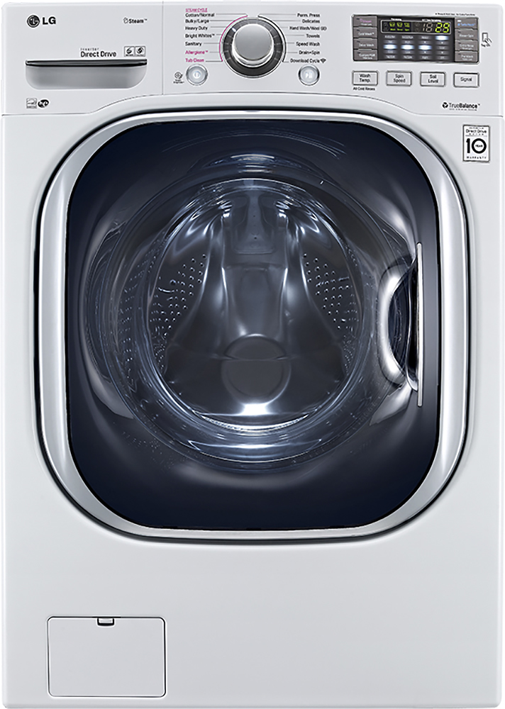 LG 4.5 Cu. Ft. Ultra Large Front Load Washer in White