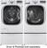 Alt View 4. LG - 4.5 Cu. Ft. 14-Cycle Ultralarge-Capacity High-Efficiency Steam Front-Loading Washer - White.