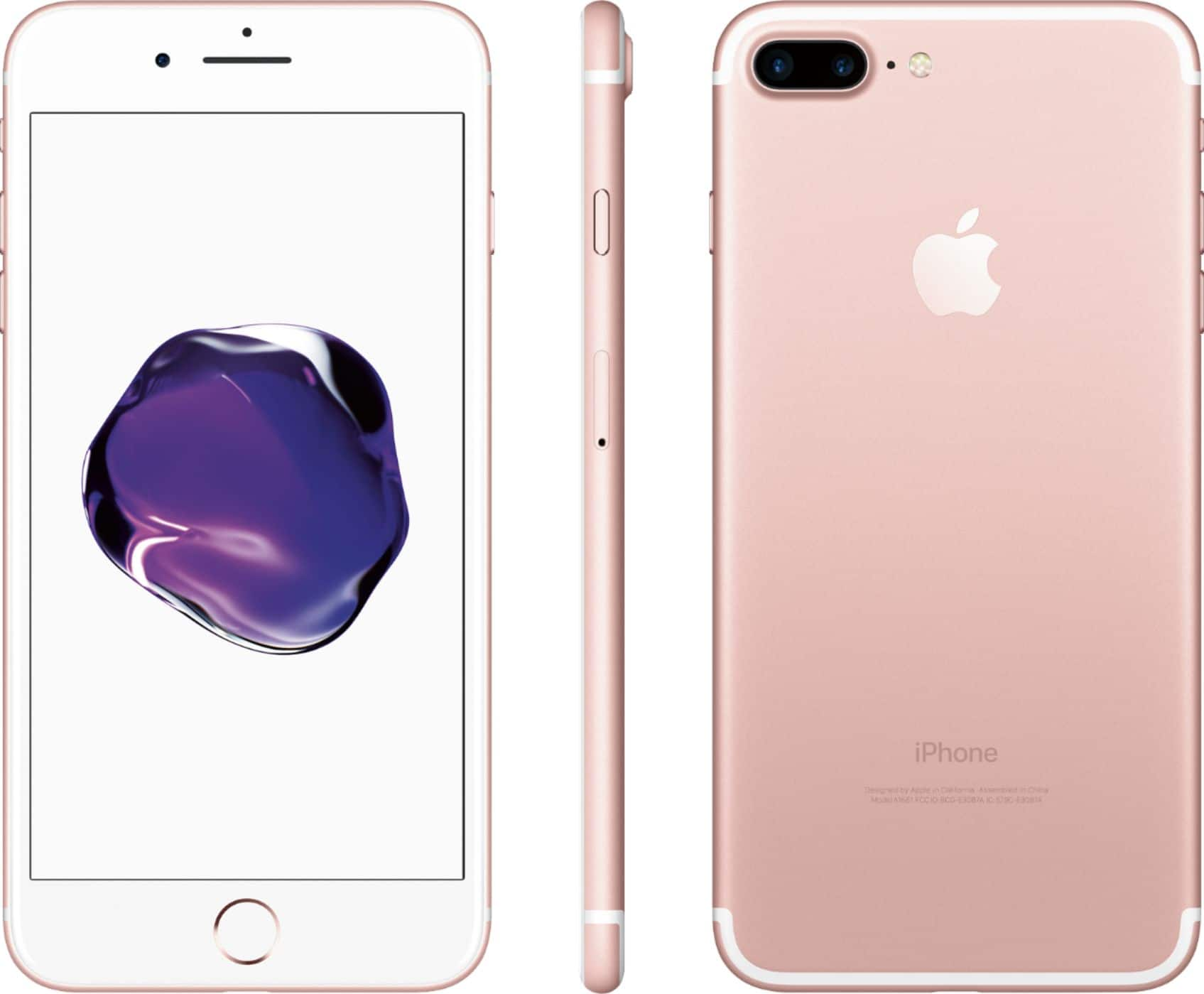 Apple iPhone 7 Plus 32GB Rose Gold (Unlocked - Best Buy