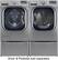 Alt View 5. LG - 4.5 Cu. Ft. 14-Cycle Ultralarge-Capacity High-Efficiency Steam Front-Loading Washer - Graphite Steel.