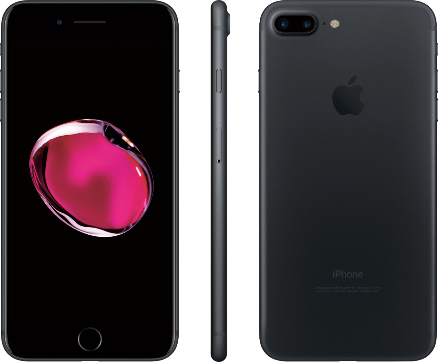 droefheid verlamming Anzai Best Buy: Apple iPhone 7 Plus 32GB Black MNQH2LL/A