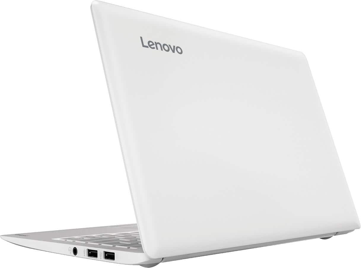 Alt View 1. Lenovo - Ideapad 110s 11.6" Laptop - Intel Celeron - 2GB Memory - 32GB eMMC Flash Memory - White.