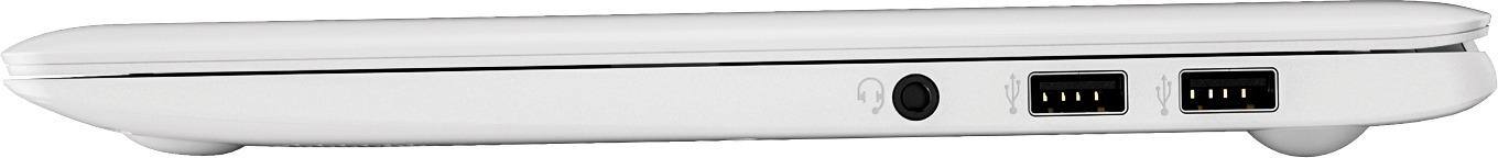 Alt View 4. Lenovo - Ideapad 110s 11.6" Laptop - Intel Celeron - 2GB Memory - 32GB eMMC Flash Memory - White.