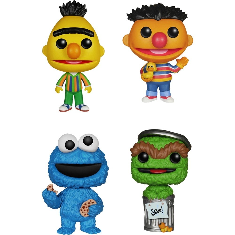 Beperkingen Ciro klink Best Buy: Funko Sesame Street Pop! TV Vinyl Collectors Set: Bert, Ernie,  Cookie Monster, Oscar the Grouch Multi G847944000846