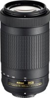 Nikon - AF-P DX NIKKOR 70-300mm f/4.5-6.3G ED Telephoto Zoom Lens for APS-C F-mount cameras - Black - Front_Zoom