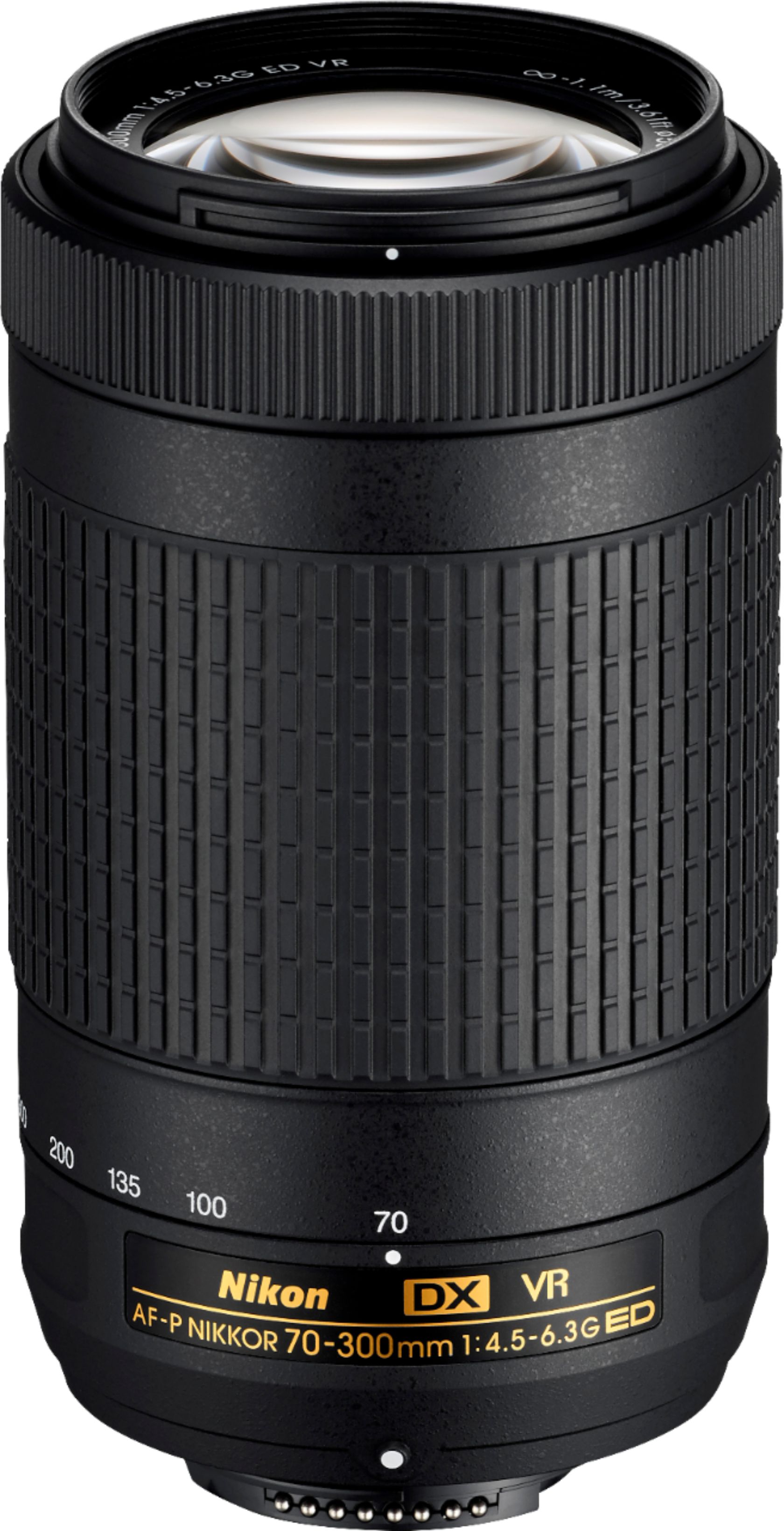 Nikon AF-P DX NIKKOR 70-300mm f/4.5-6.3G ED VR Telephoto Zoom Lens for  APS-C F-mount cameras Black 20062 - Best Buy