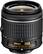 Front. Nikon - AF-P DX NIKKOR 18-55mm f/3.5-5.6G Zoom Lens for APS-C F-mount cameras - Black.